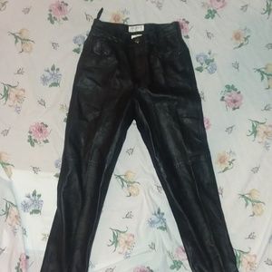 HUGO BUSCATI COLLECTION LEATHER PANTS